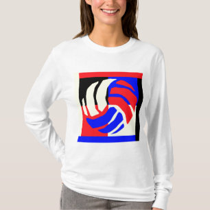 Camiseta del voleibol