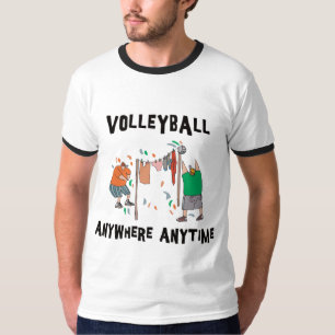Camiseta del voleibol dondequiera en cualquier