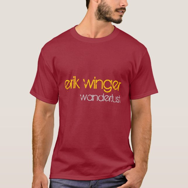 Camiseta del "Wanderlust" del extremo de Erik - (Anverso)