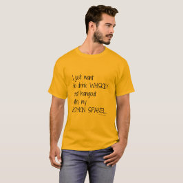 Camiseta del whisky de los hombres