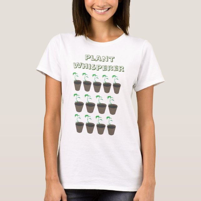 Camiseta del whisperer de la planta (Anverso)