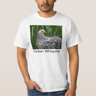 Camiseta del Whisperer del pollo de los hombres