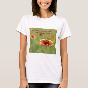 Camiseta del Wildflower del estado de Oklahoma