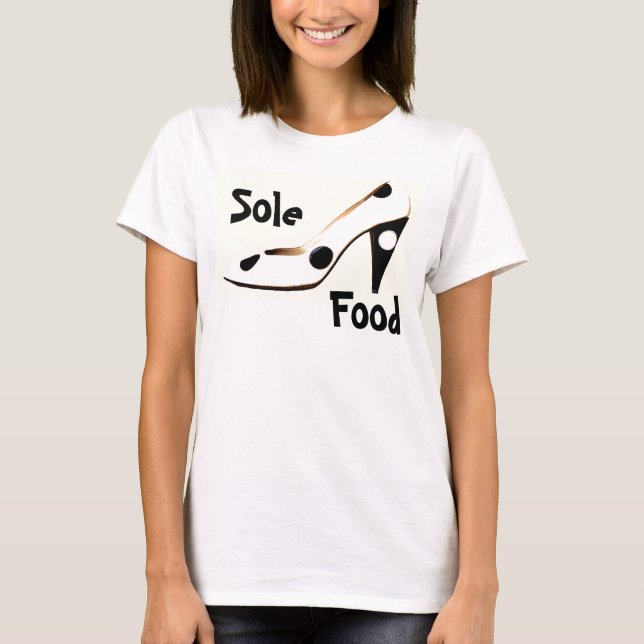 Camiseta del zapato de la alta moda (Anverso)