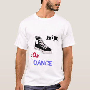 Camiseta del zapato de la danza de Hip Hop