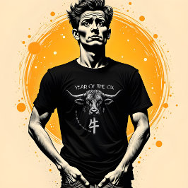 Camiseta del Zodiaco Chino "Año del Buey"