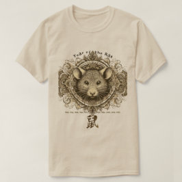 Camiseta del Zodíaco Chino "Rata"