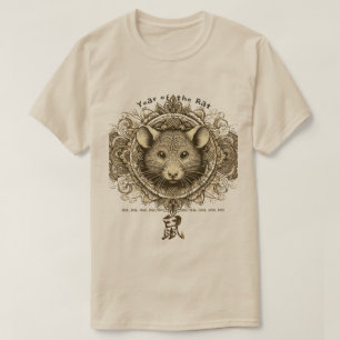 Camiseta del Zodíaco Chino "Rata"