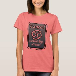 Camiseta del zodiaco del cáncer