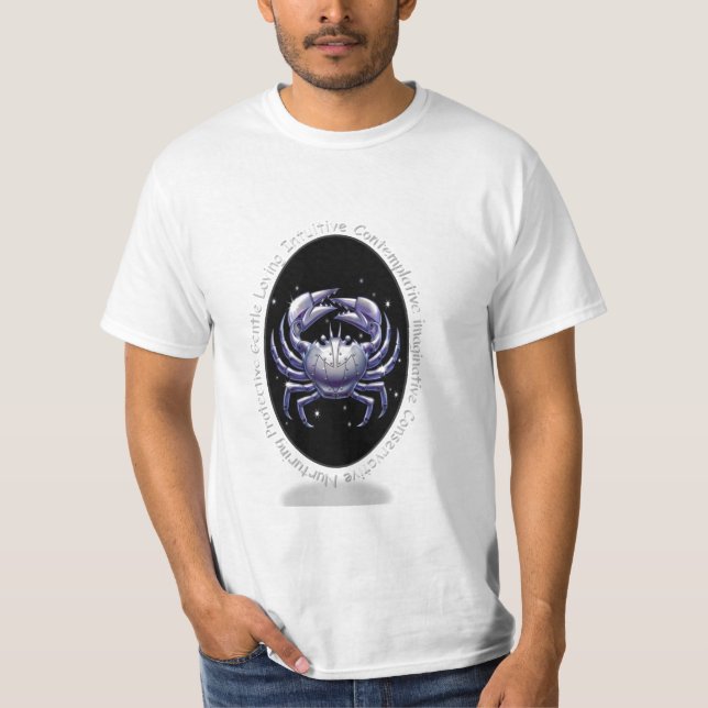 Camiseta del zodiaco del cáncer del cangrejo (Anverso)