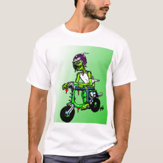 Camiseta del zombi de Scootering