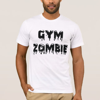 Camiseta del zombi del gimnasio