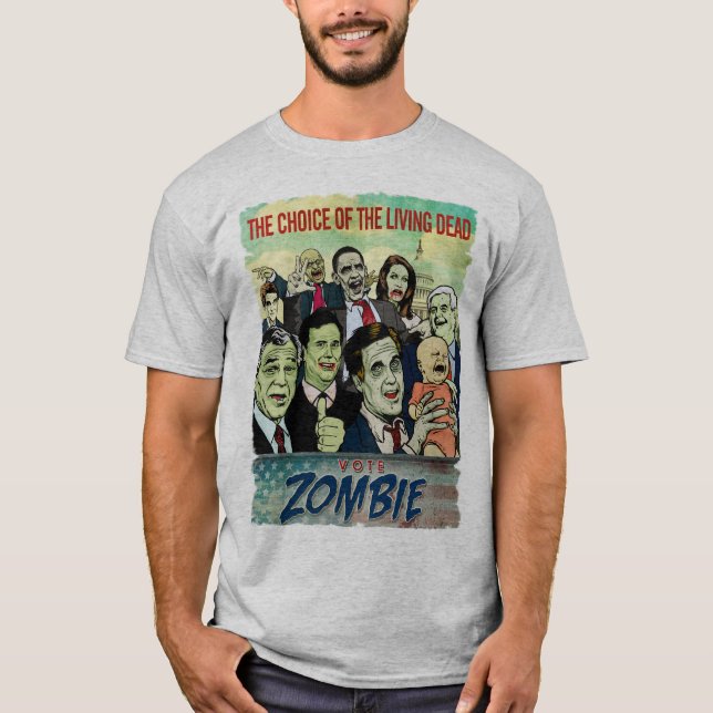 Camiseta del zombi del voto (Anverso)