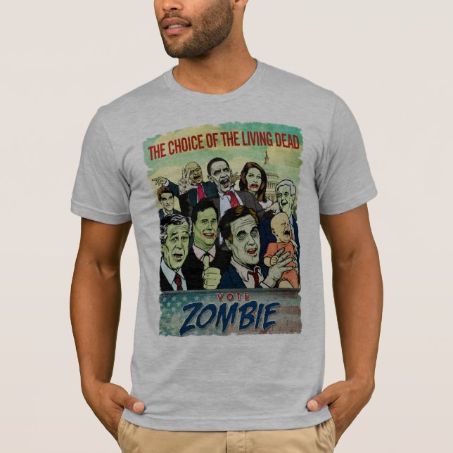 Camiseta del zombi del voto (Anverso)