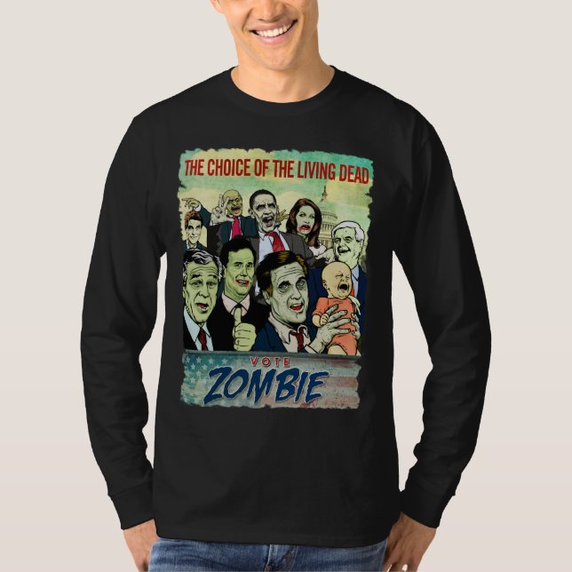 Camiseta del zombi del voto (Anverso)
