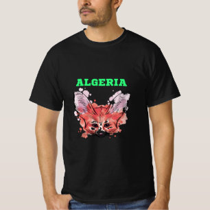 Camiseta del zorro fennec del DZ fanático del fútb