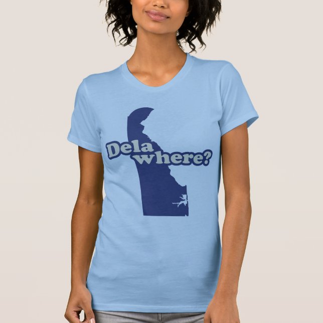 Camiseta ¿Dela-donde? (Anverso)