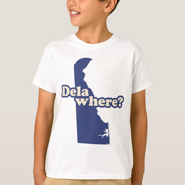 Camiseta ¿Dela-donde? (Anverso)
