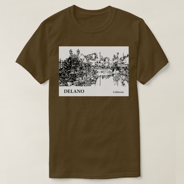 Camiseta Delano California TShirt 2 (Diseño del anverso)