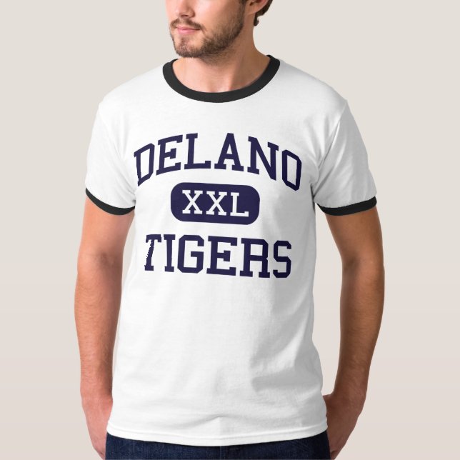 Camiseta Delano - tigres - High School secundaria - Delano (Anverso)