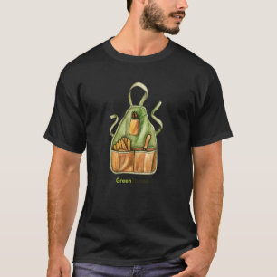 Camiseta Delantal Pulgar Verde Plantas Y Jardín