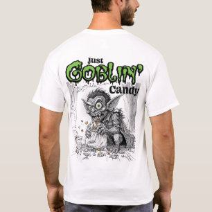 Camiseta Delante y espalda de caramelos de Goblin