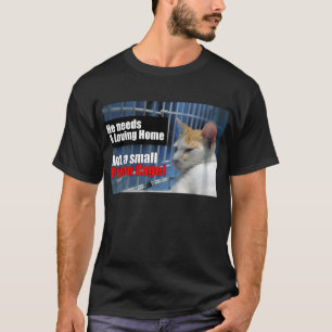Camiseta (delantera) animal de la jaula de la