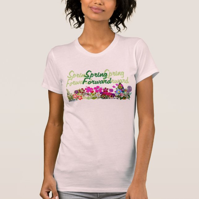 Camiseta delantera de las señoras de la primavera (Anverso)