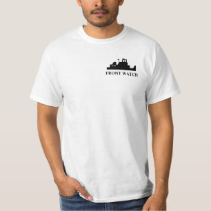 Camiseta delantera del logotipo del remolcador del