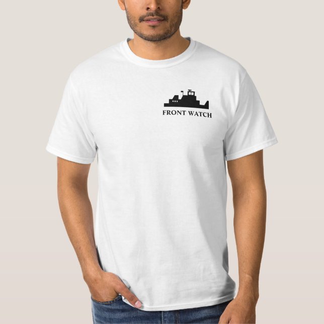 Camiseta delantera del logotipo del remolcador del (Anverso)