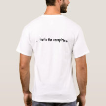 Camiseta delantera y trasera de las palabras