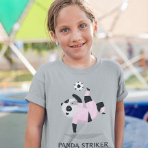 Delantero de fútbol de panda Fútbol de niñas 
