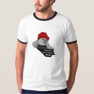 Camiseta Delantero de la libertad iraquí de la operación y