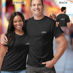 Camiseta Delantero y atrás del logotipo ligero