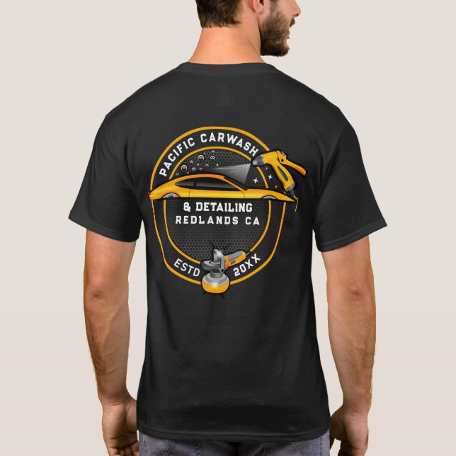 Camiseta Delantero y dorado del deflector de lavavajillas d (Reverso)