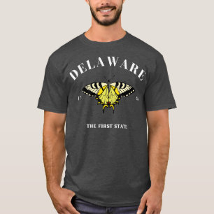 Camiseta Delaware el primer estado sobre la oscuridad