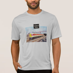 Camiseta Delaware Lackawanna y locomotora occidental 808