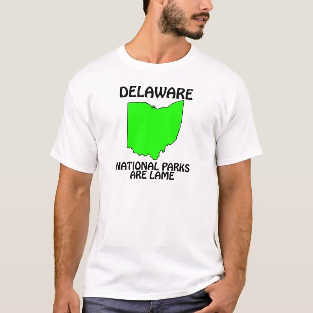 Camiseta Delaware - Los Parques Nacionales Son Aburridos (Anverso)