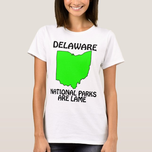 Camiseta Delaware - Los Parques Nacionales Son Aburridos (Anverso)
