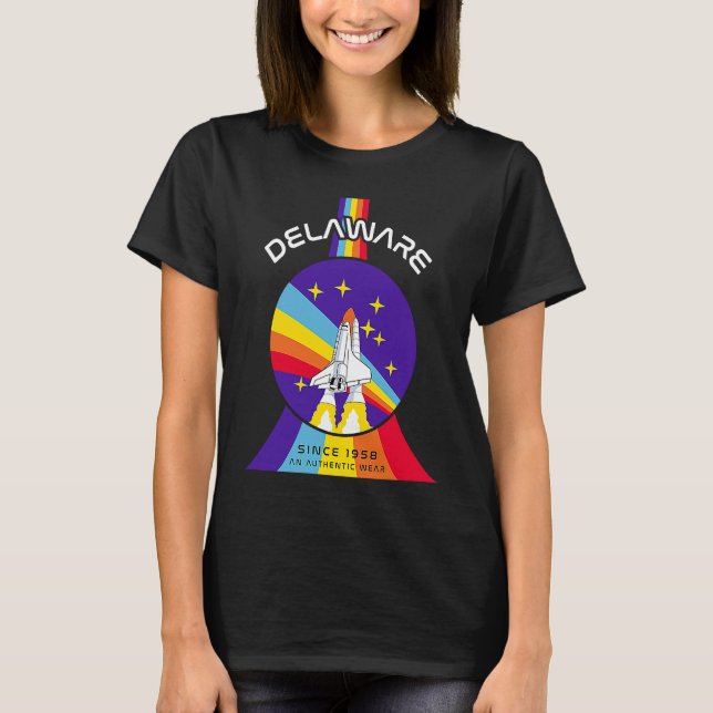 Camiseta Delaware Outer Space Astronaut (Anverso)