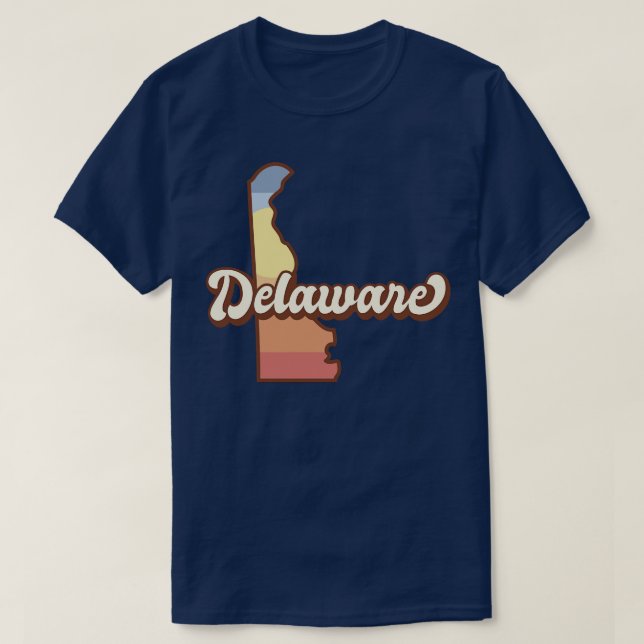 Camiseta Delaware Retro (Diseño del anverso)
