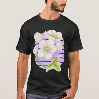 Camiseta Delaware State Flower Peach Blossom Sticker Oversi