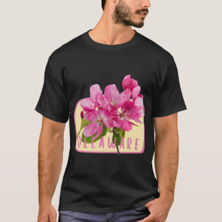 Camiseta Delaware State Flower Peach Pegatina 3