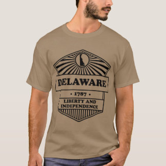 Camiseta Delaware State Motto graphic Liberty e Independien