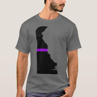 Camiseta Delaware Thin Purple Line