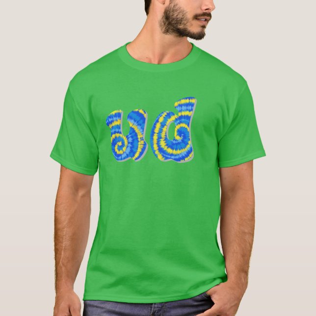 Camiseta Delaware tie dye Oversize (Anverso)