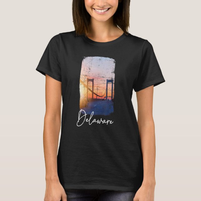 Camiseta Delaware  Turismo de Delaware  Delaware (Anverso)