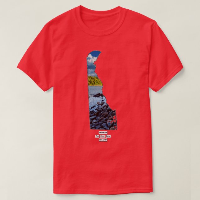 Camiseta Delaware USA (Diseño del anverso)