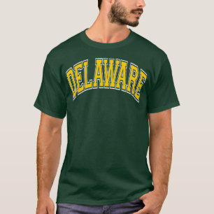 Camiseta Delaware Varsity Style Amber Text