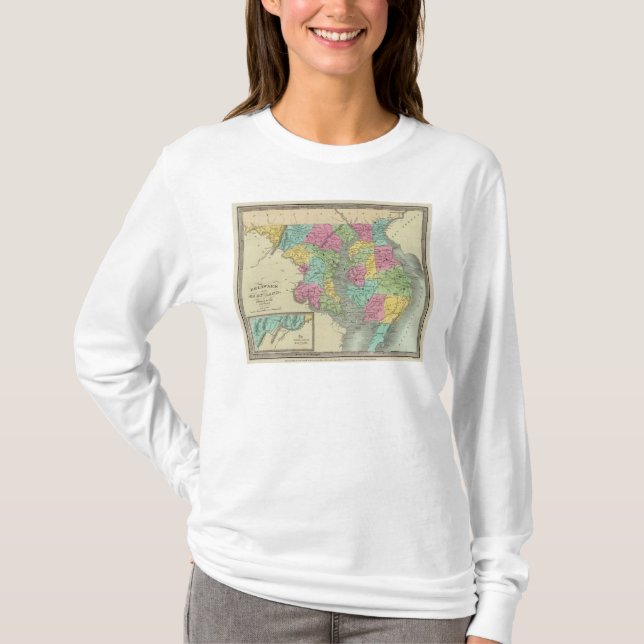 Camiseta Delaware y Maryland (Anverso)